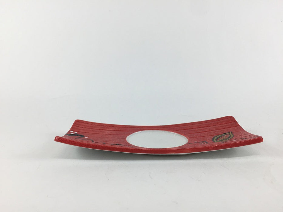 【SALE】赤巻ツタ絵長小皿　13.5cm　有田焼【訳あり】