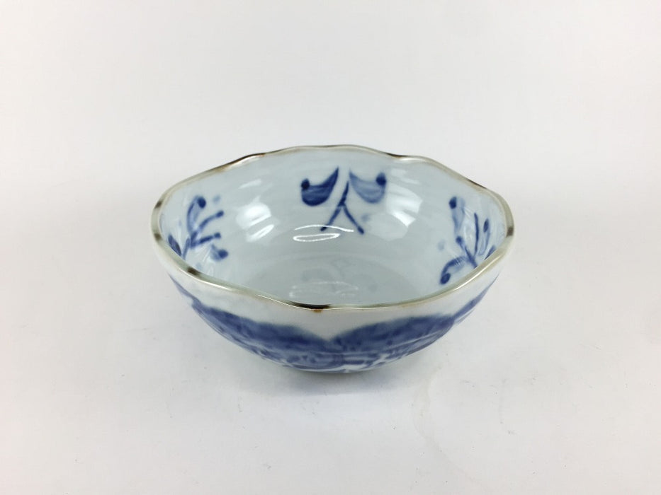 【SALE】乱彫小鉢(中)　古染ザクロ　14cm　波佐見焼【訳あり】
