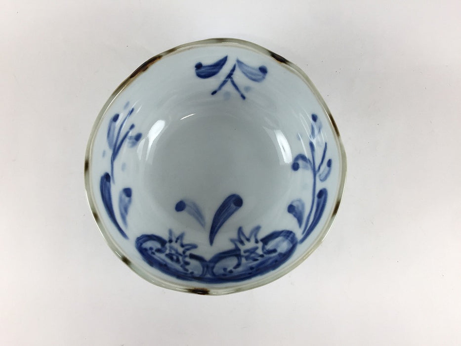 【SALE】乱彫小鉢(中)　古染ザクロ　14cm　波佐見焼【訳あり】