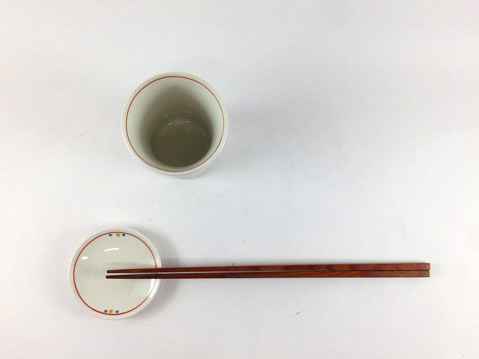 青花万歴　フタ付コップ　6cm/100cc　三川内焼(j.R)