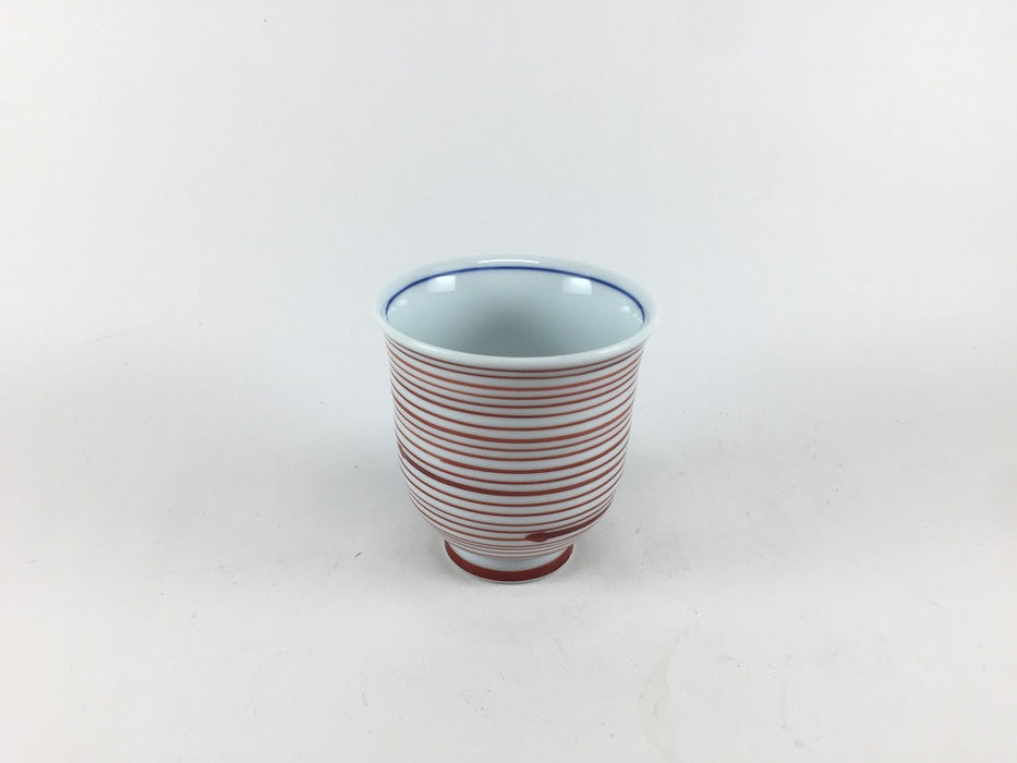 【SALE】スジ十草コップ(小)　150cc　有田焼【訳あり】