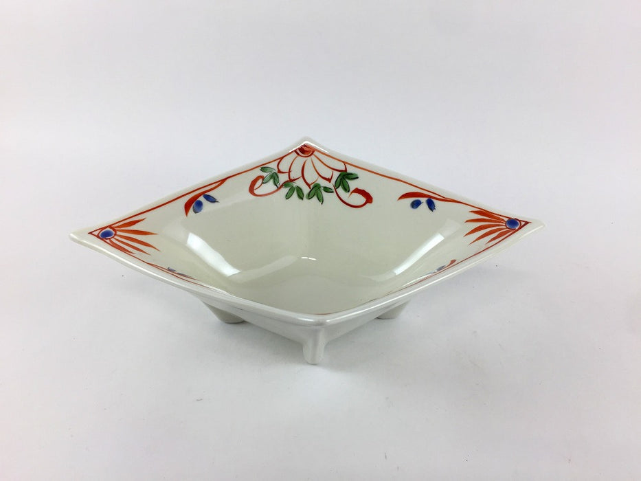 菊万歴　のし型小丼　18cm　三川内焼(j.R)