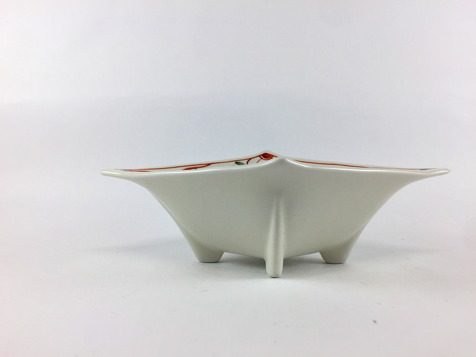 菊万歴　のし型小丼　18cm　三川内焼(j.R)