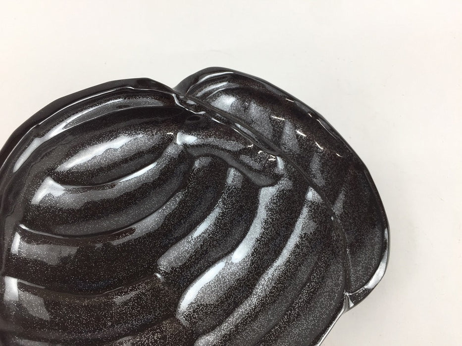 【SALE】貝型銘々皿　18cm　有田焼【訳あり】