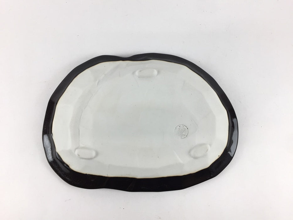 【SALE】貝型銘々皿　18cm　有田焼【訳あり】