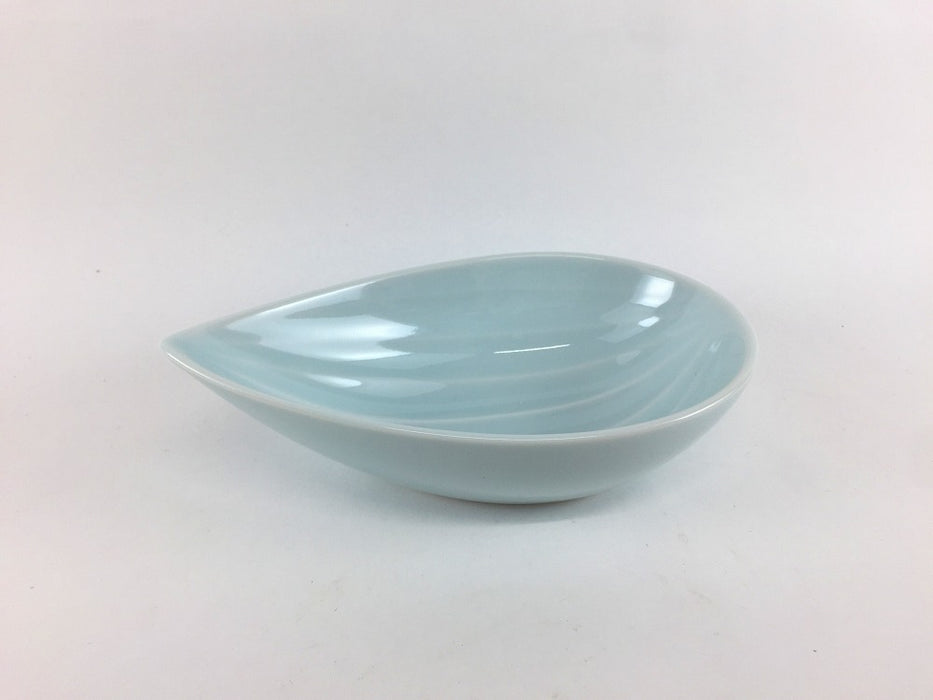 【1個価格】笹小鉢　(白磁/赤/緑/青磁/黄)　14cm　波佐見焼 (j.R)