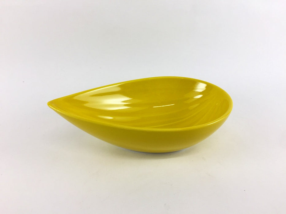 【1個価格】笹小鉢　(白磁/赤/緑/青磁/黄)　14cm　波佐見焼 (j.R)