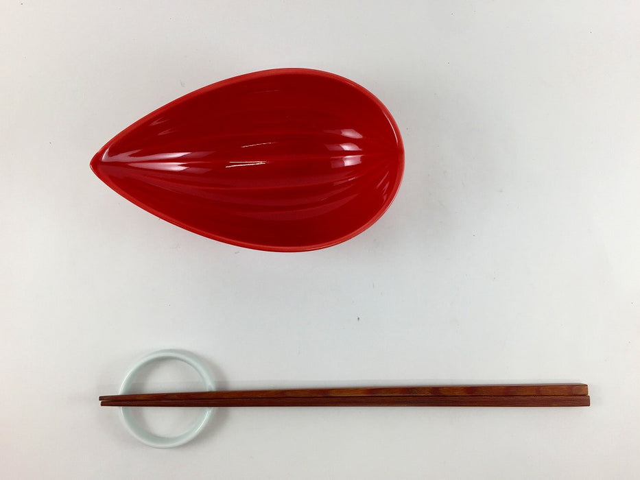 【SALE】笹小鉢　赤(A/B/C/D/E/F)　14cm　波佐見焼 【訳あり】