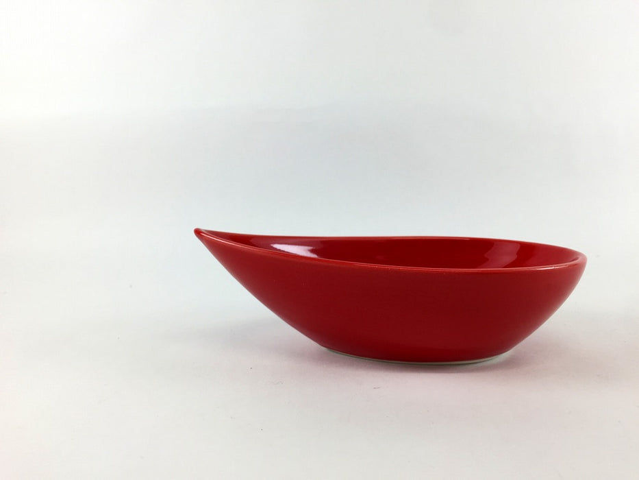 【SALE】笹小鉢　赤(A/B/C/D/E/F)　14cm　波佐見焼 【訳あり】