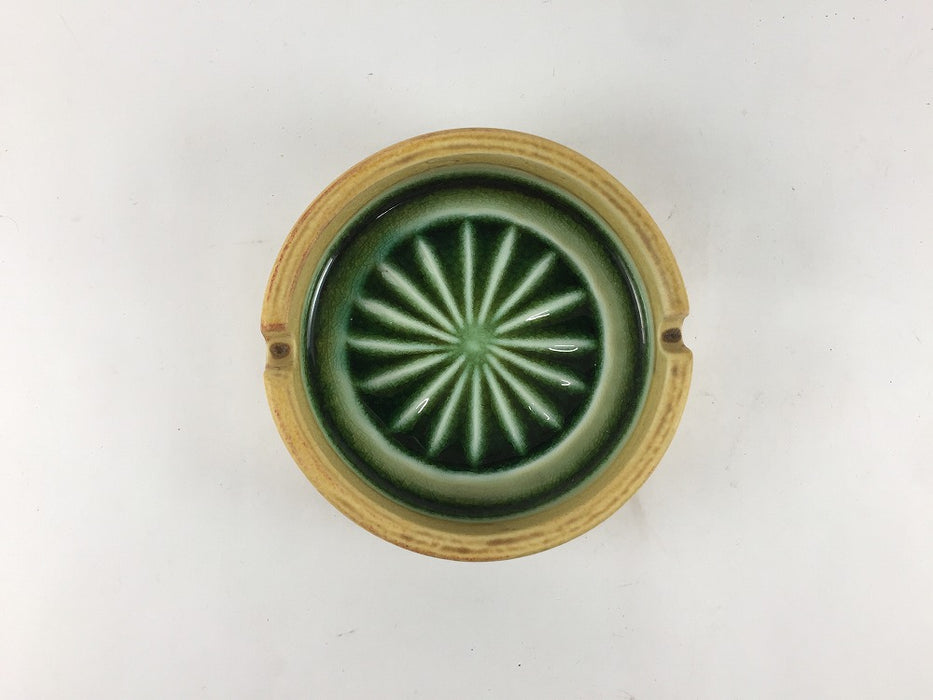 【SALE】10.5cm灰皿(茶/ビードロ)　国産【訳あり】