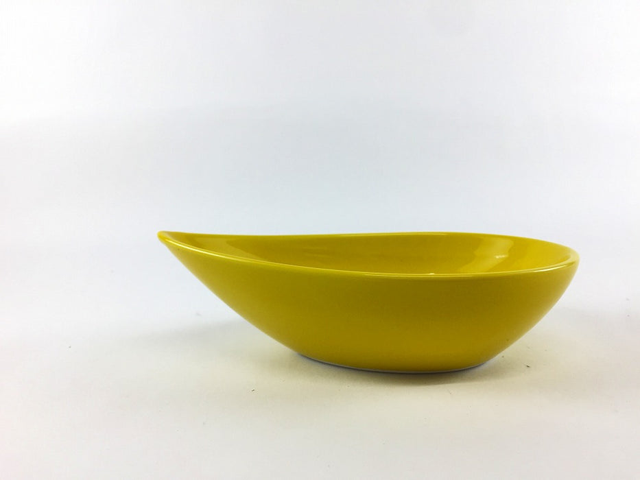 【SALE】笹小鉢　黄(A/B/C)　14cm　波佐見焼 【訳あり】