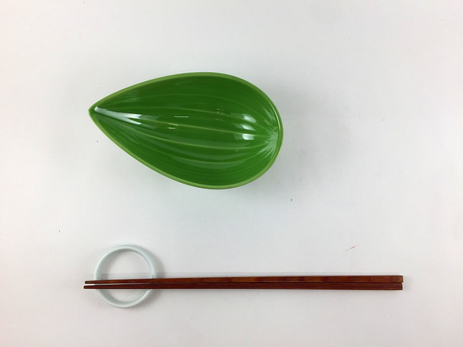 【SALE】笹小鉢　緑(A/B/C/D/E)　14cm　波佐見焼 【訳あり】