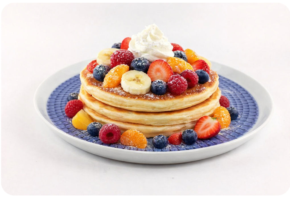 色染流し21cm丸プレート　(赤/青/グリーン/パープル/トルコブルー) 　波佐見焼(j.R)