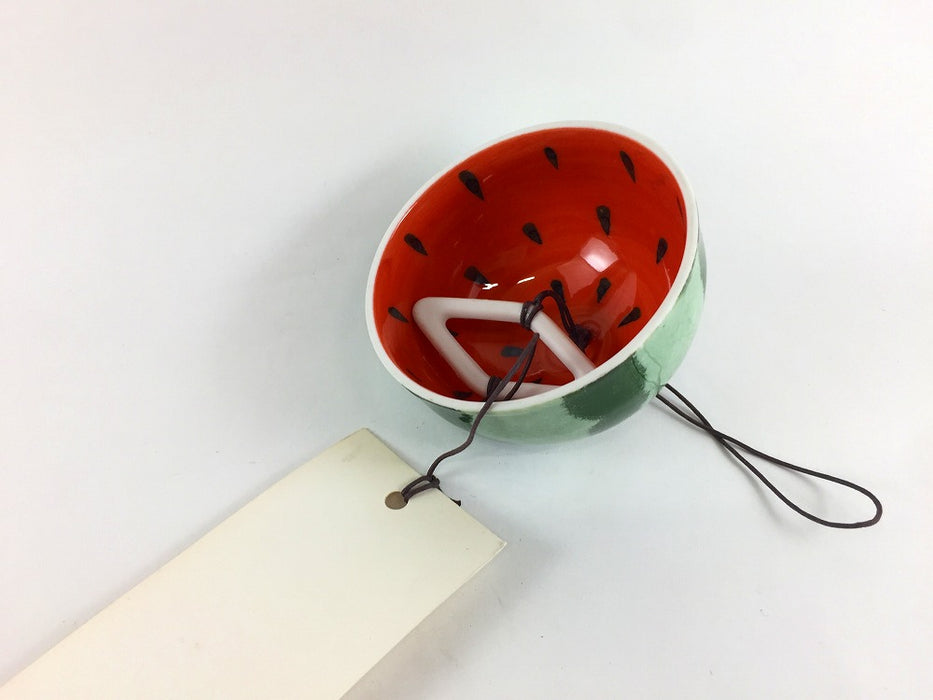 【SALE】風鈴　(すいか/めだか/ひまわり/うさぎ/うちわ)　有田焼【1個価格】