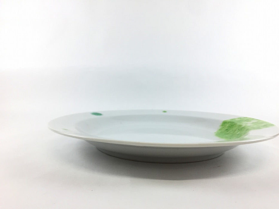 【SALE】リム23.5cm皿　色玉　23.5cm　有田焼【訳あり】