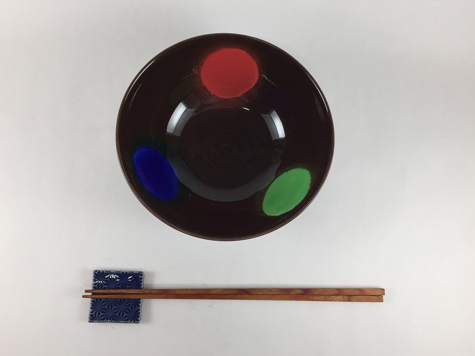 【SALE】チョコマーブル15ボール　15.5cm　有田焼【訳あり】