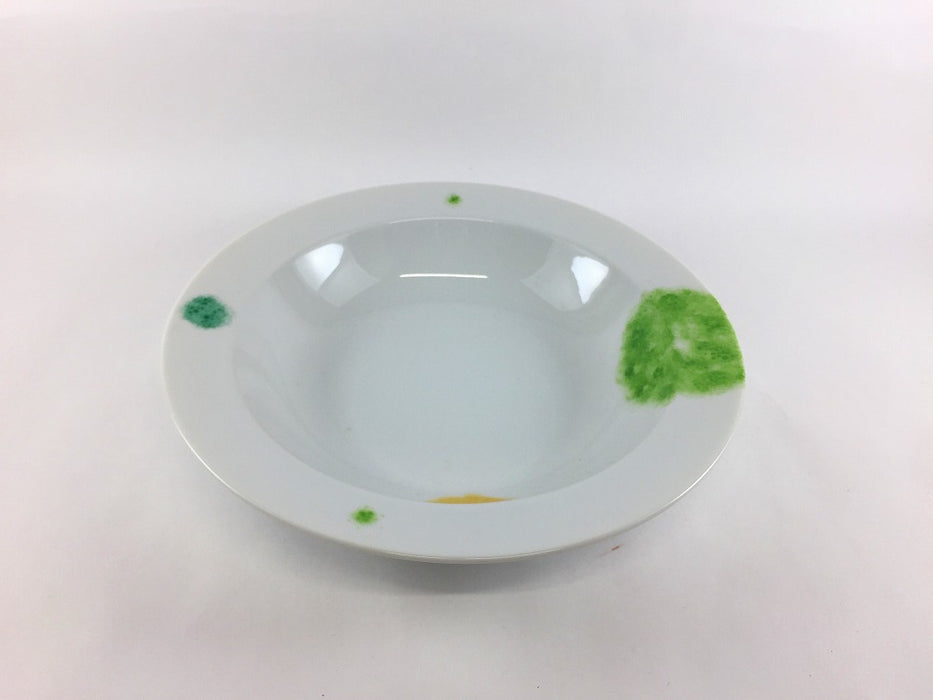 【SALE】リム21cm浅鉢　色玉　21cm　有田焼【訳あり】