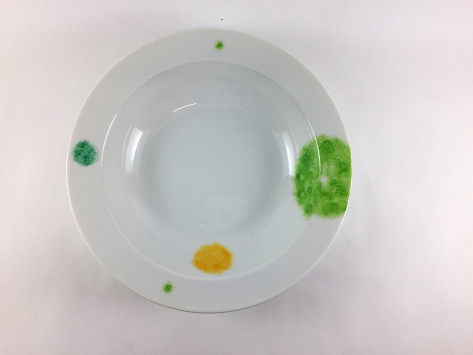 【SALE】リム21cm浅鉢　色玉　21cm　有田焼【訳あり】