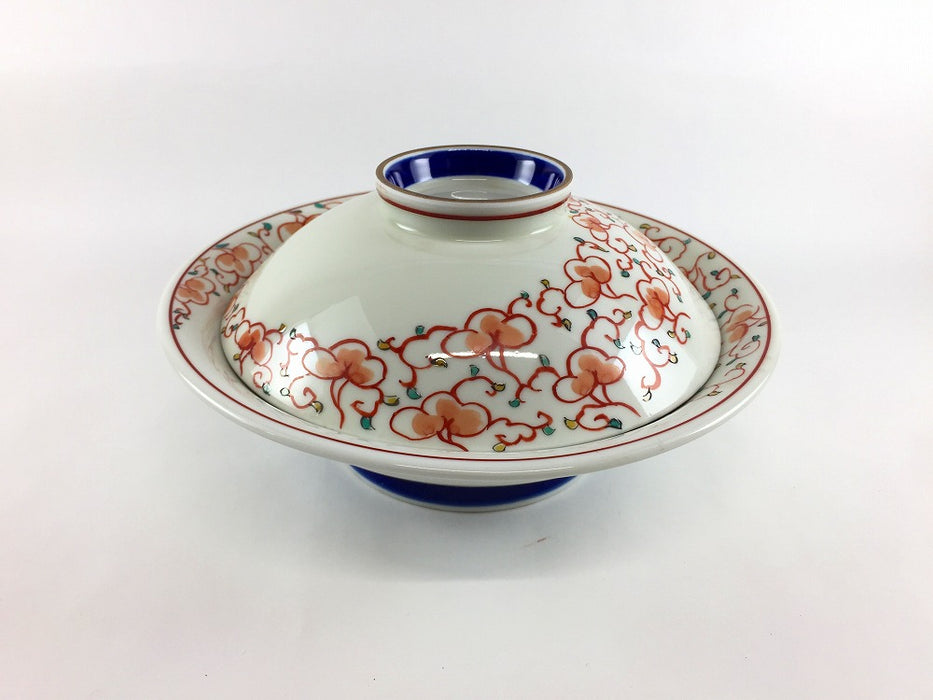 【SALE】花唐草7寸骨むし　(薄い柄)　21cm　有田焼【訳あり】