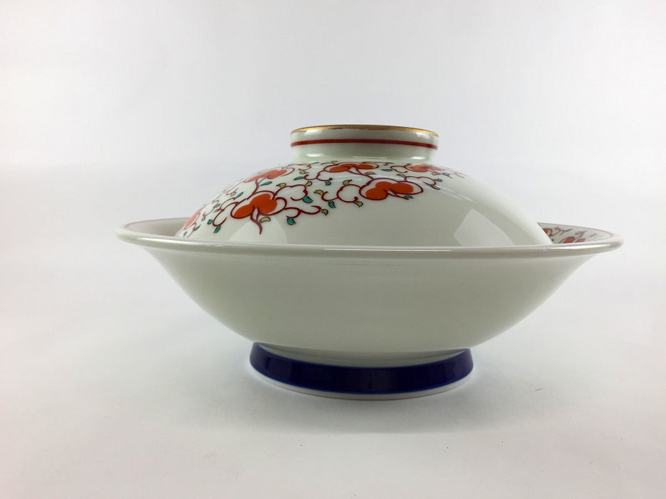 【SALE】花唐草7寸骨むし　(濃い柄)　21cm　有田焼【訳あり】