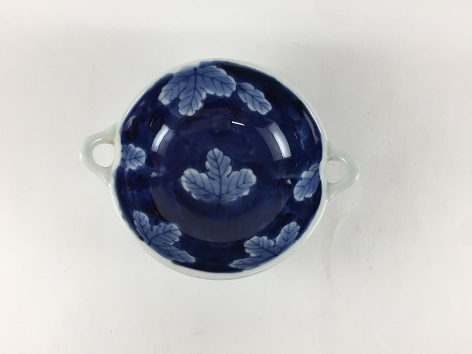 【SALE】木の葉耳付小鉢　15m　有田焼【訳あり】