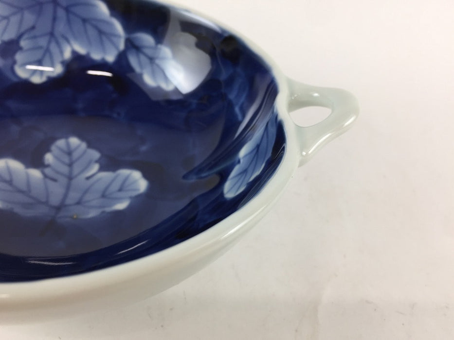 【SALE】木の葉耳付小鉢　15m　有田焼【訳あり】