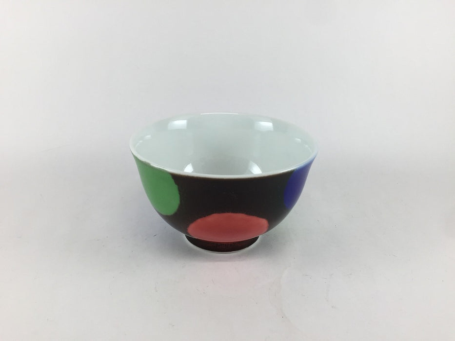 【SALE】チョコマーブル白11ボール　11cm　有田焼【訳あり】