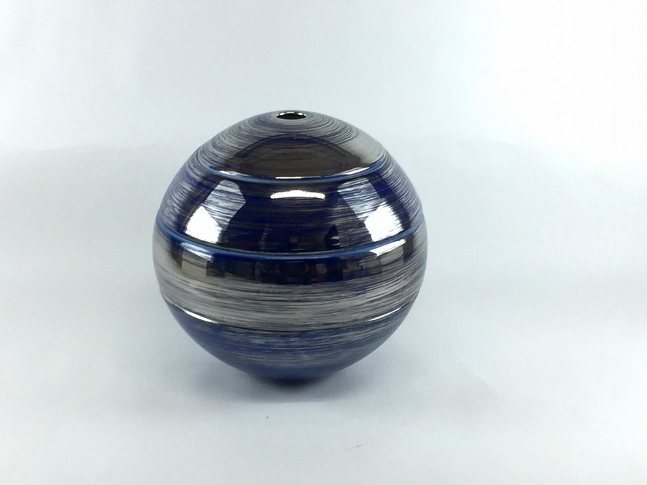 【SALE】玉重　藍銀刷毛　16cm　有田焼【訳あり】