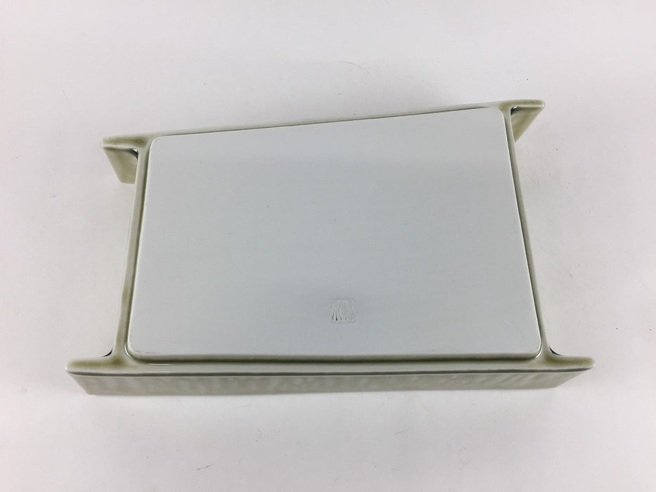 タタラ組長角向付　ビードロ釉　19cm　有田焼福泉窯(j.R)