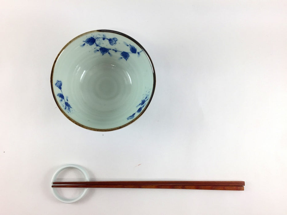 【SALE】うず高台茶付　京染唐草　11cm　波佐見焼【訳あり】