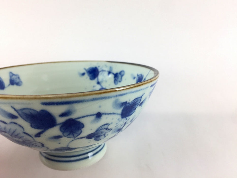 【SALE】うず高台茶付　京染唐草　11cm　波佐見焼【訳あり】