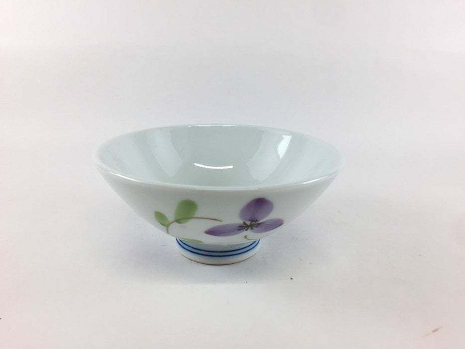 【SALE】120茶付　色すみれ　12cm　有田焼【訳あり】