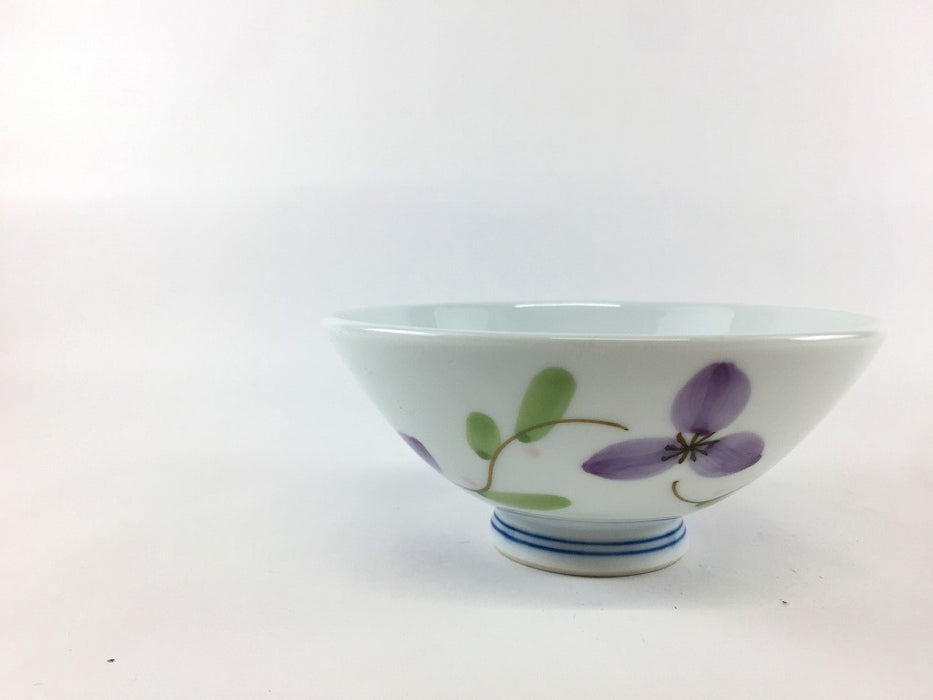 【SALE】120茶付　色すみれ　12cm　有田焼【訳あり】