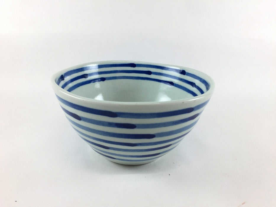 【SALE】ほんわか丼700cc　藍筆　14.5cm　波佐見焼【訳あり】