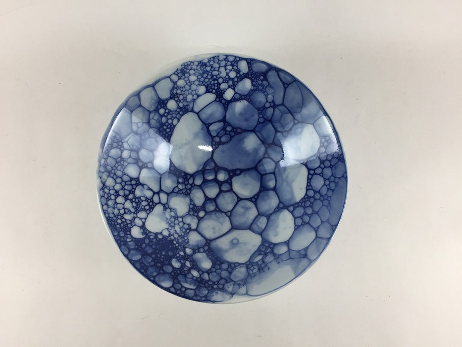 染付呉須油滴　反小丼　15cm　有田焼弥源次窯(j.R)