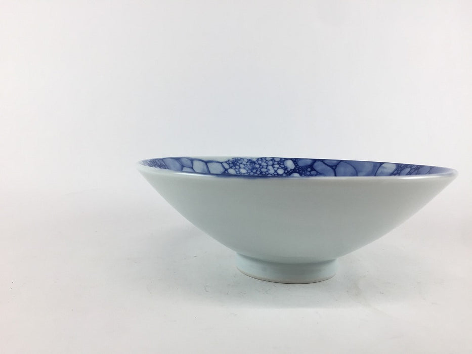 染付呉須油滴　反小丼　15cm　有田焼弥源次窯(j.R)