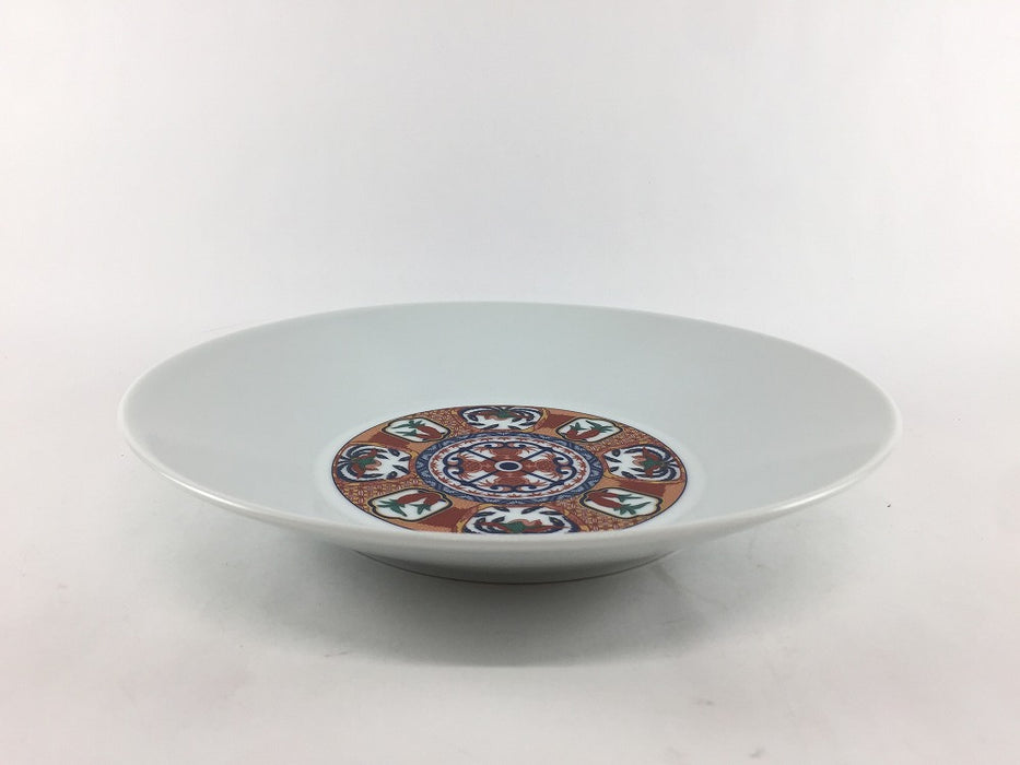 【新作入荷】【1枚価格】22cmボウルプレート　古伊万里(黒/白)　波佐見焼(j.R)