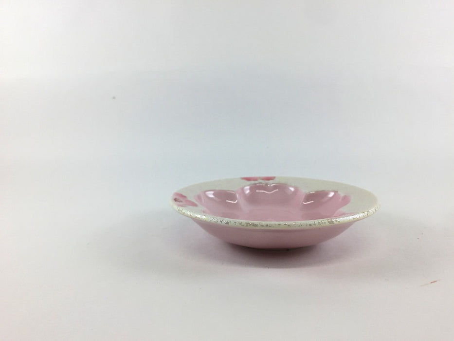 【SALE】桜小皿　薄ピンク虹彩桜　10cm　有田焼【訳あり】