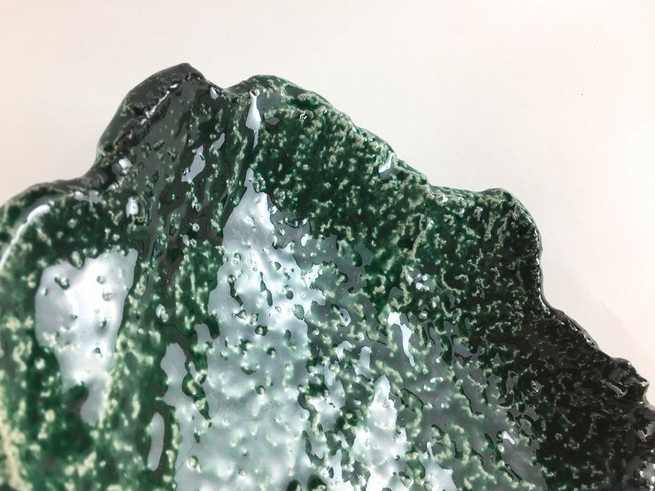 【SALE】織部貝鉢　20cm　有田焼【訳あり】