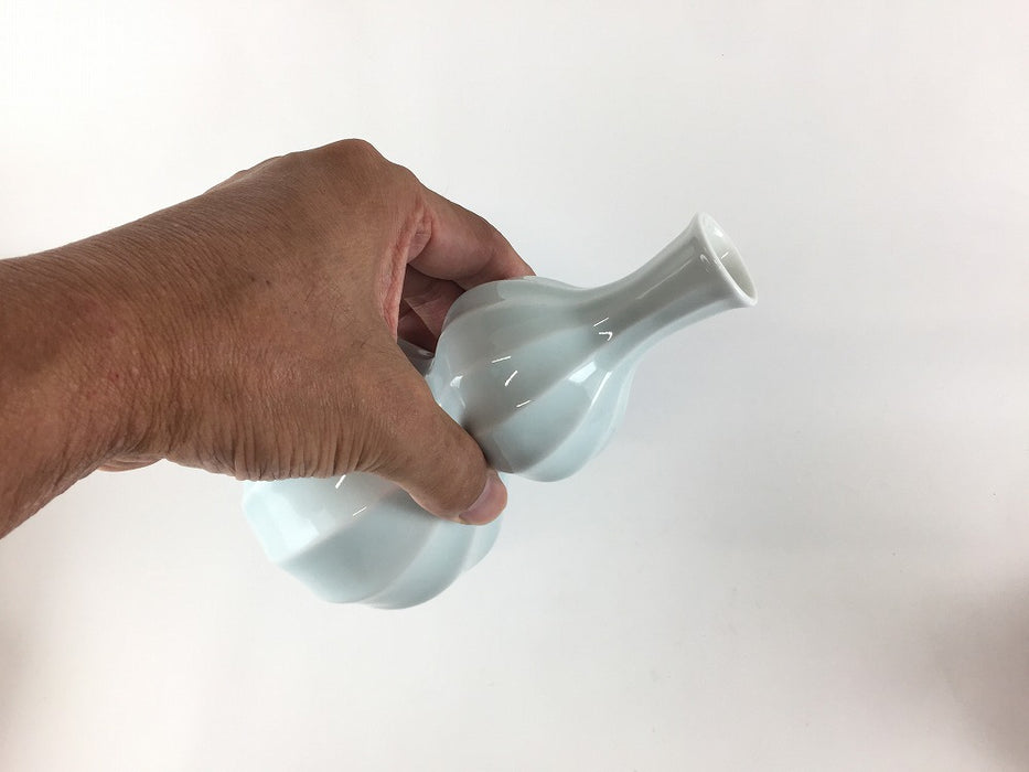 440ccシノギ瓢徳利　(青白/赤)　H18cm　有田焼聖陶苑(j.R)