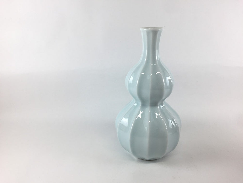 440ccシノギ瓢徳利　(青白/赤)　H18cm　有田焼聖陶苑(j.R)