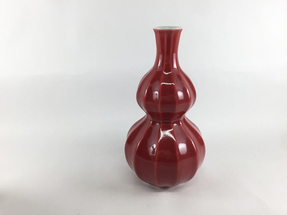 440ccシノギ瓢徳利　(青白/赤)　H18cm　有田焼聖陶苑(j.R)