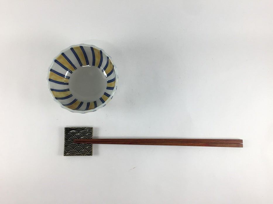 【SALE】黄十草小鉢　9cm　波佐見焼【訳あり】