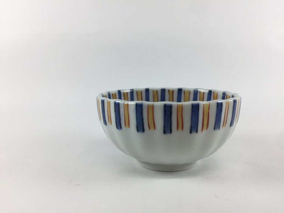 【SALE】黄赤十草小鉢　9cm　波佐見焼【訳あり】