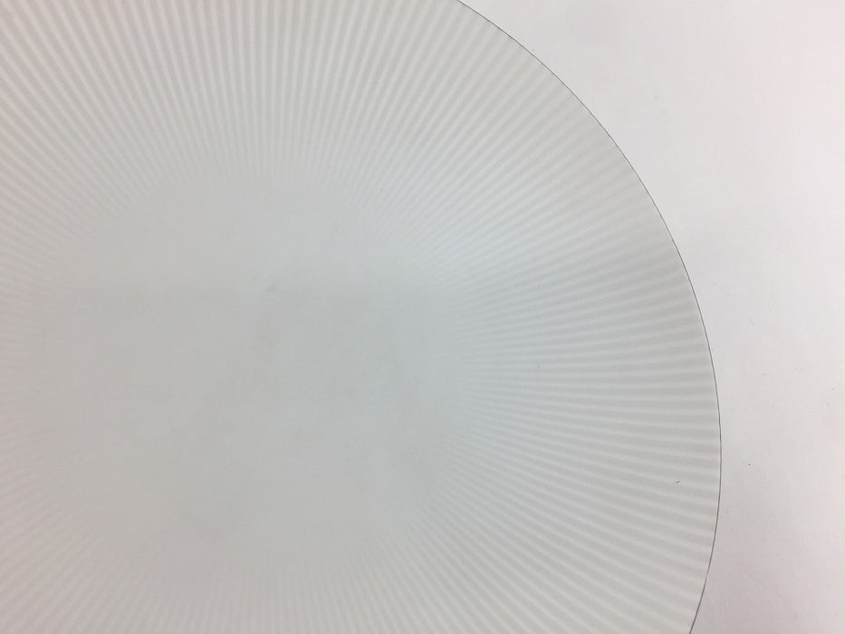 【SALE】215鎬高皿　渕錆白磁ブラスト　22cm　有田焼【訳あり】
