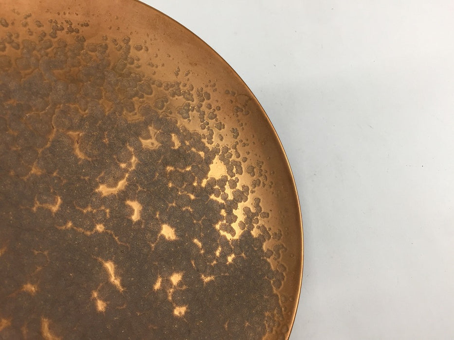 【SALE】165鎬高皿　金結晶　16.5cm　有田焼【訳あり】