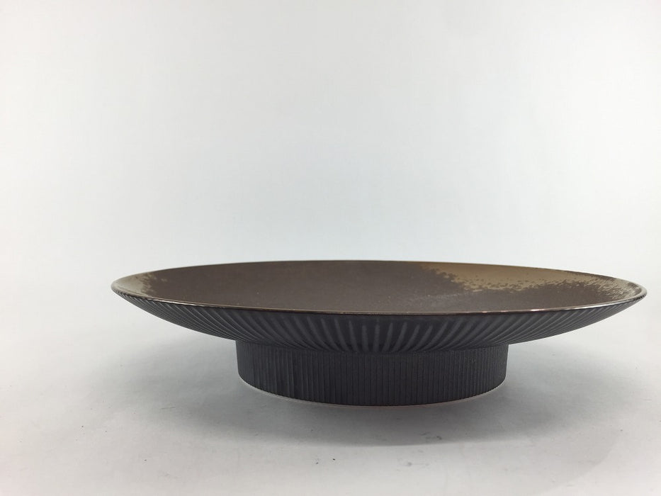 【SALE】215鎬高皿　金結晶　21cm　有田焼【訳あり】