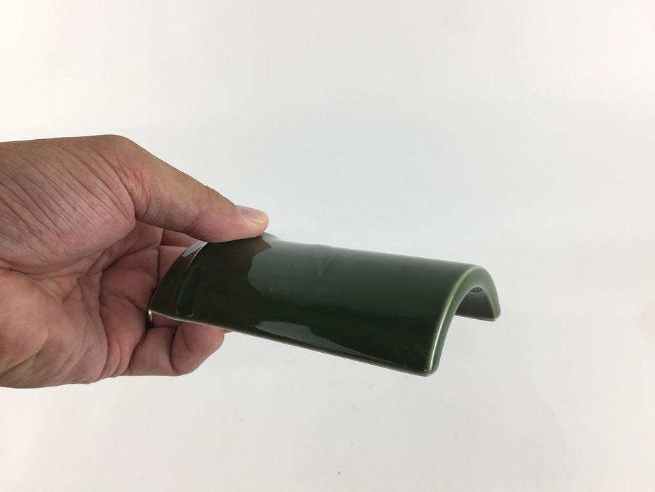 【SALE】竹盛器　12cm　波佐見焼(j.R)【訳あり】