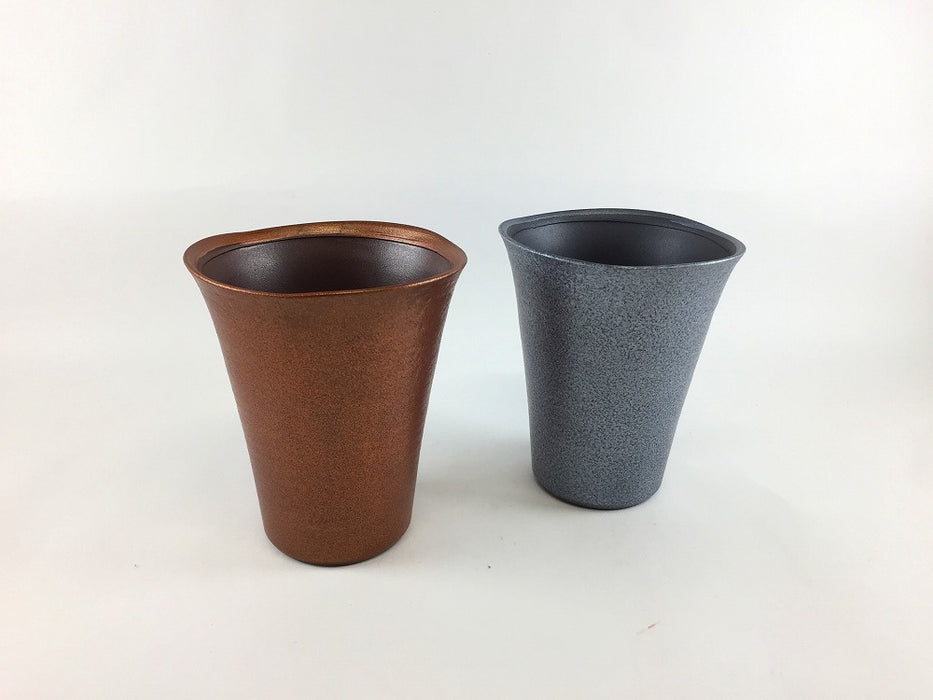 【SALE】ビアグラス(350cc)　金/銀　9cm　有田焼【訳あり】