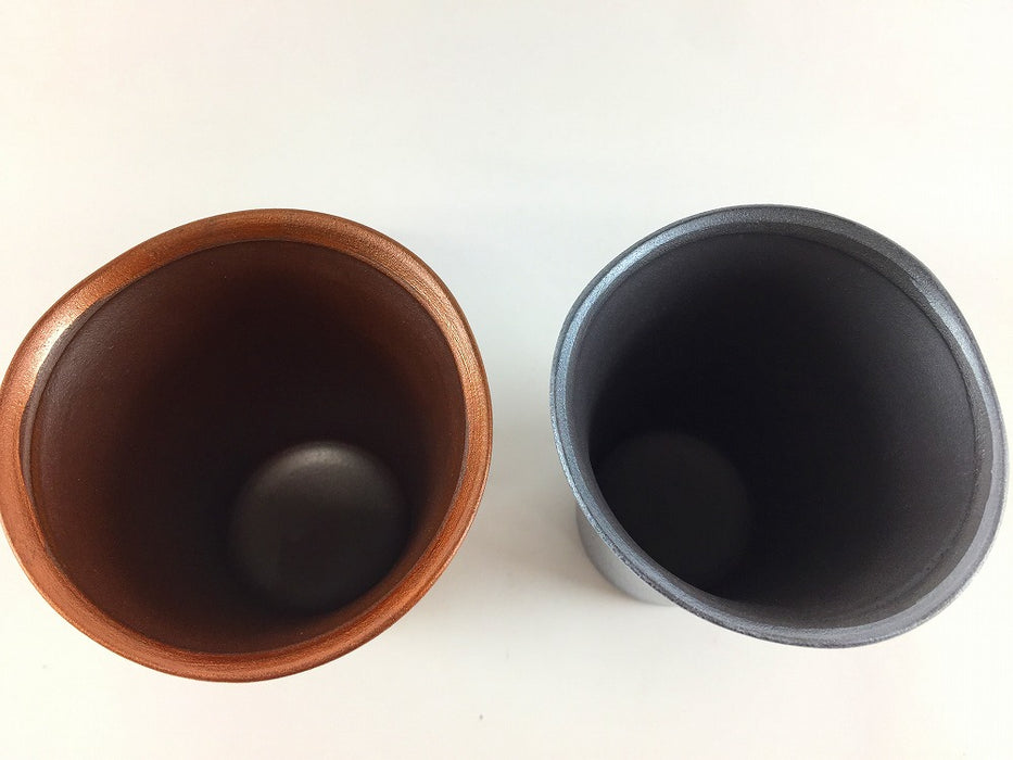 【SALE】ビアグラス(350cc)　金/銀　9cm　有田焼【訳あり】